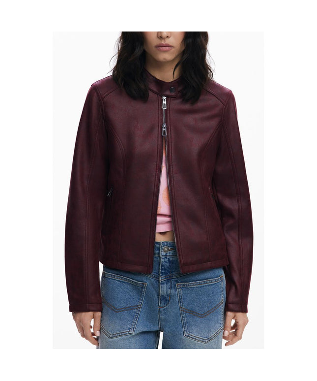 Desigual Red Polyester Women Jacket