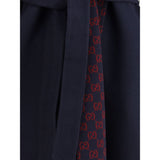 Gucci Blue Wool Coat