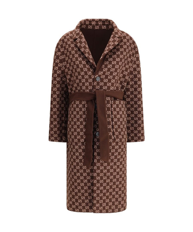 Gucci Silk and wool reversible Coat