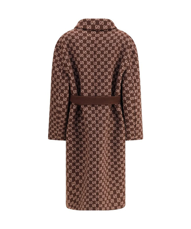 Gucci Silk and wool reversible Coat
