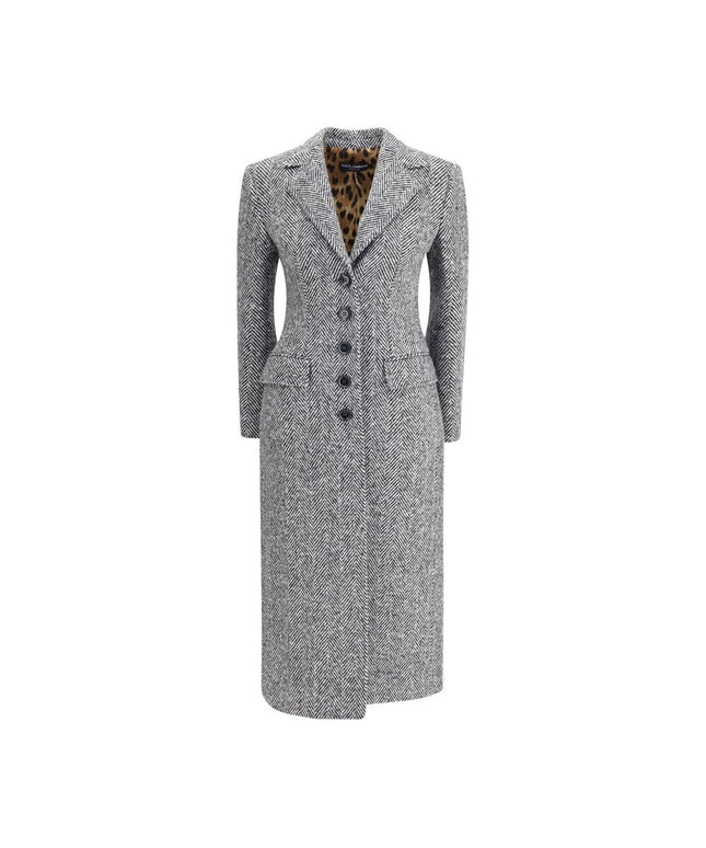 Dolce & Gabbana Single-breasted chevron Coat