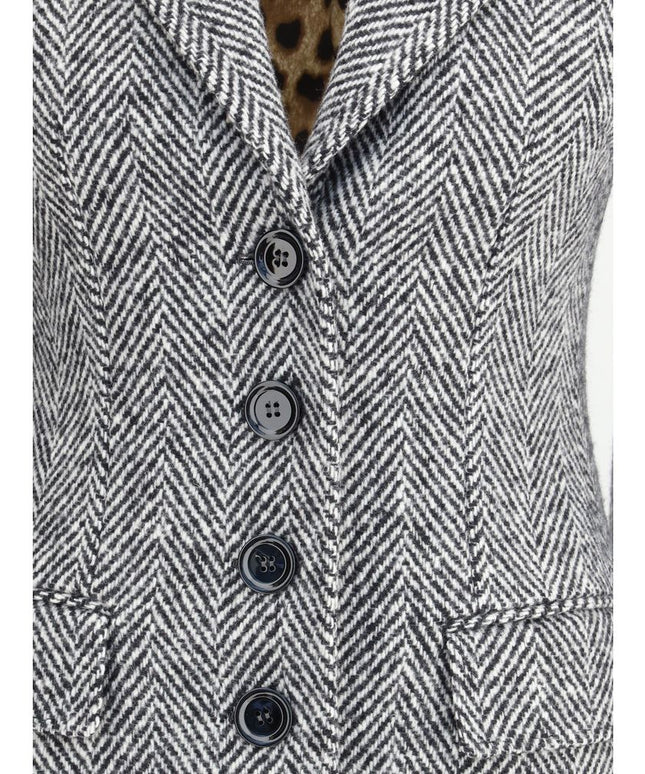 Dolce & Gabbana Single-breasted chevron Coat