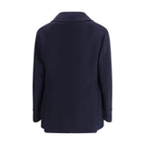 Brunello Cucinelli Blue Wool Coat