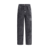 Marant Etoile Black Cotton Casual Pants