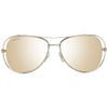 Swarovski Gold Women Sunglass