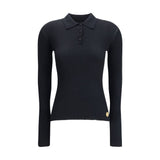 Dolce & Gabbana Ribbed Polo Sweater