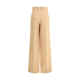 Ermanno Scervino Beige Viscose Casual Pants