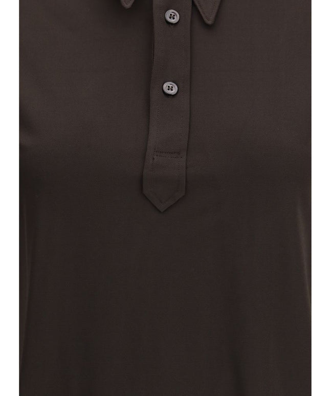 Margiela Semi-sheer polo Shirt