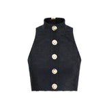 Balmain Baroque crop Top
