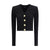 Balmain Ribbed and braided Cardigan