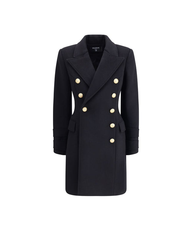 Balmain wool and cashmere double-breasted Coat