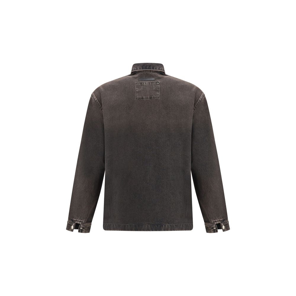 7FOR Denim Shirt Jacket - Outfito.ae