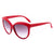 Italia Independent Red Acetate Sunglasses