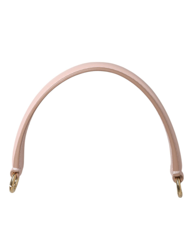 Dolce & Gabbana Strap Pink Leather Gold Tone Big Bag Handle Shoulder Strap