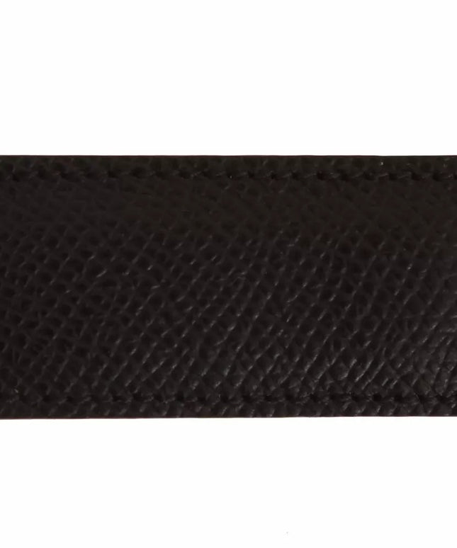 Dolce & Gabbana Brown Leather Magnet Mens Money Cash Clip