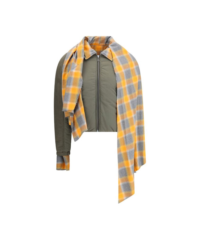 MARBELL Maxi-scarf Puffer Jacket