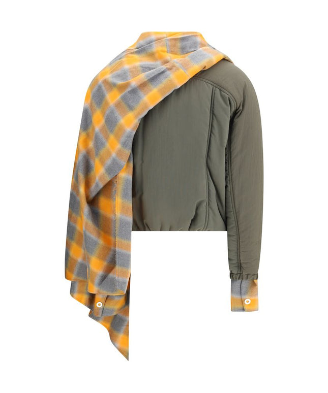 MARBELL Maxi-scarf Puffer Jacket
