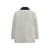 Givenchy Denim Jacket With Leather Collar