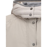 Brunello Cucinelli Gray Polyester Coat