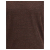 Cruna Brown Wool Turtleneck