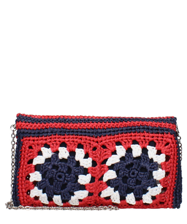 Miu Miu Multicolor Raffia Clutch Bags