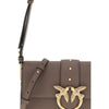PINKO Love leather Shoulder Bag