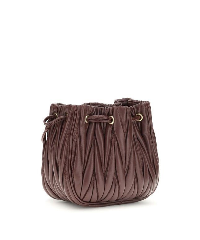 Miu Miu Matelassé nappa leather Pouch