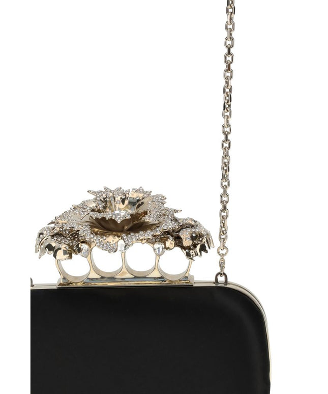 Alexander McQueen Carnation Knuckle Clutch