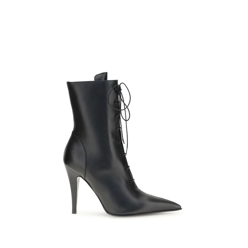 Alexander McQueen Alexander McQueen Leather Ankle Boots (Shoe Size Women: EU37/US7, nan: nan, nan: nan)