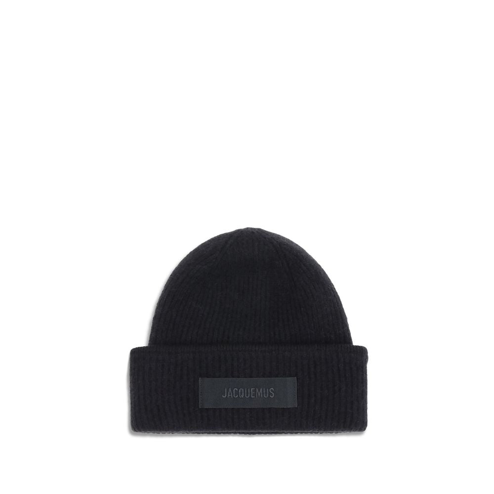 Jacquemus Black Alpaca Vicugna Pacos Beanie
