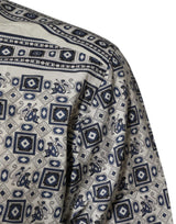 Dolce & Gabbana Multicolor Monkey Tie Print GOLD Dress Shirt