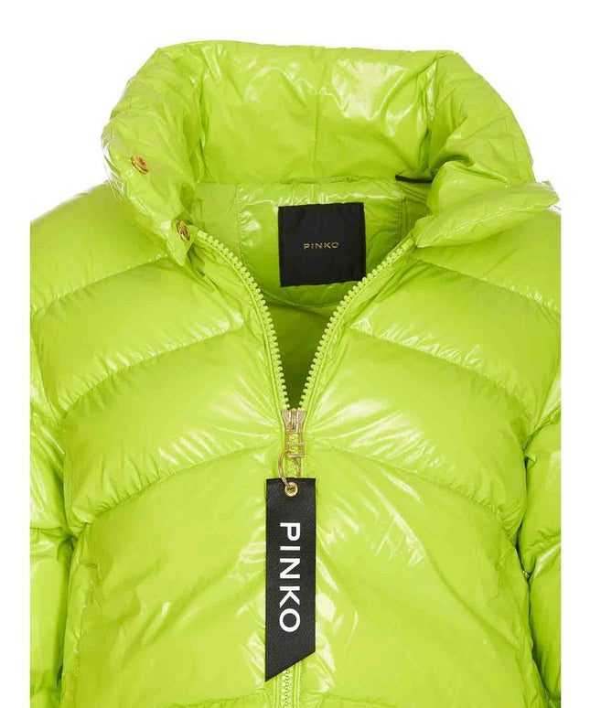 PINKO Green Polyamide Jackets & Coat