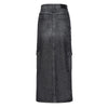 PINKO Black Cotton Skirt
