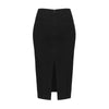 PINKO Black Viscose Skirt