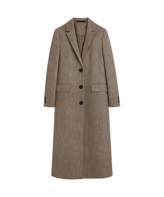 Made in Italy Made in Italy Brown Wool Jackets & Coat (Italian Size WOMEN: IT38|XS, nan: nan, nan: nan)