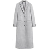 Made in Italy Gray Wool Women Coat