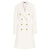 Made in Italy White Wool Women Coat