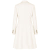 Made in Italy White Wool Women Coat