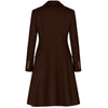 Made in Italy Brown Wool Women Coat