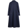 Made in Italy Blue Wool Women Coat