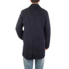 Aquascutum Blue Cotton Men's Trench Coat