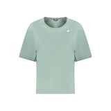 K-WAY Green Cotton Women T-Shirt