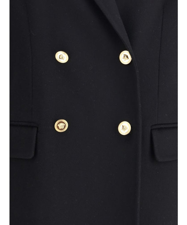 Versace Wool and cachemire Double-breasted Coat