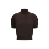 Petar Petrov Brown Merino Wool Top