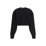Tom Ford Black Fleece Wool Sweatshirt
