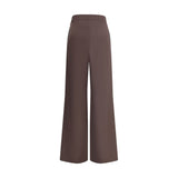 Di Stavnitser Brown Fleece Wool Casual Pants