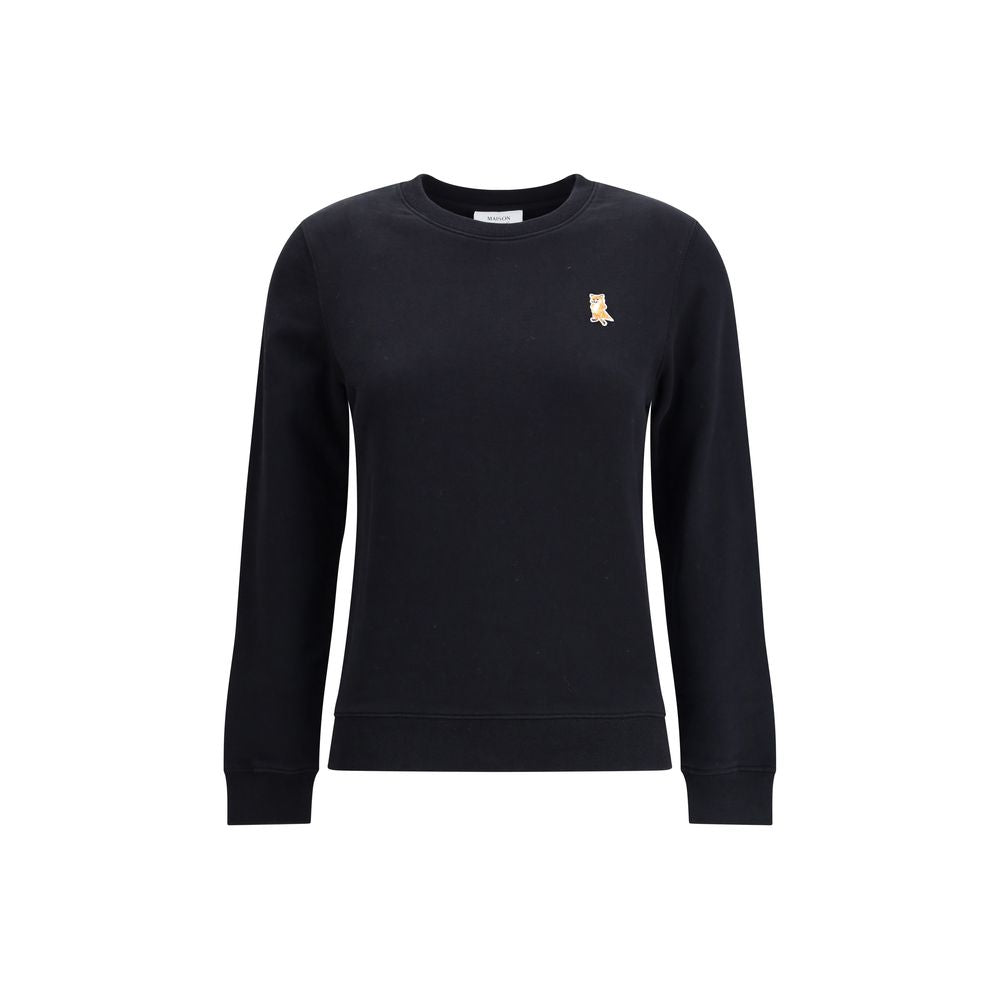 Maison Kitsuné Black Cotton Sweatshirt