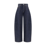 Jacquemus Blue Cotton Relaxed Fit Jeans