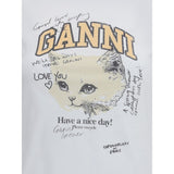 Ganni Kitten print T-Shirt