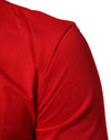 Dolce & Gabbana Red Goodluck 2023 Cotton Crew Neck T-shirt